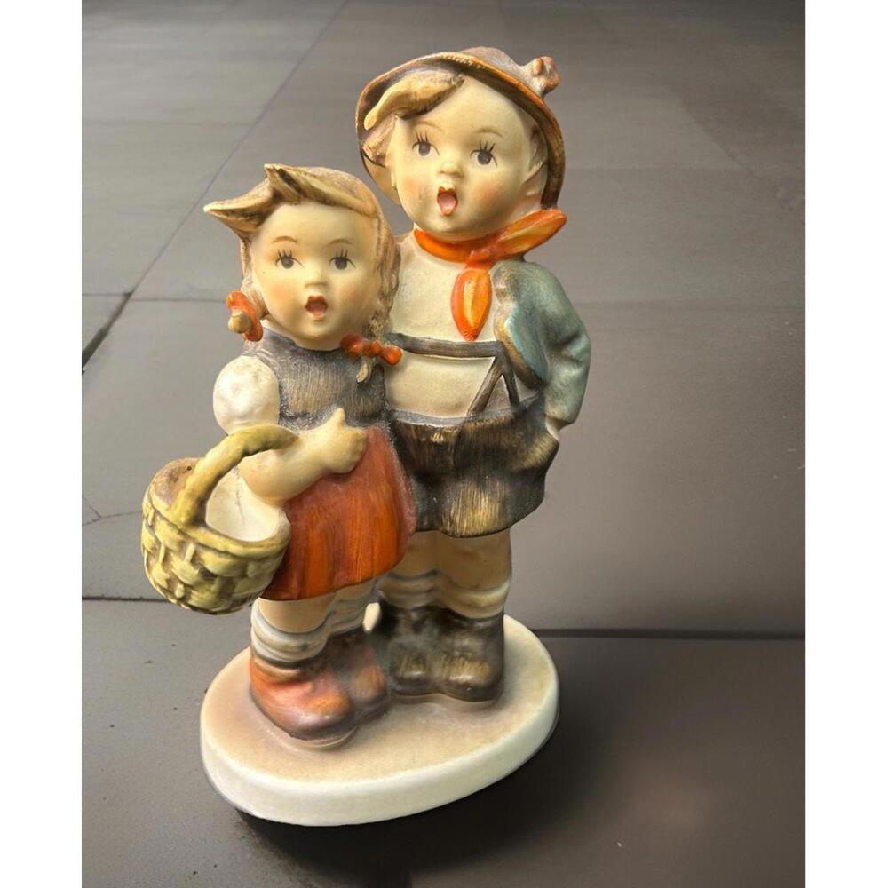 Vtg Goebel MI Hummel "Surprise" Hansel & Gretel 94 3/0 Boy Girl Basket Germany